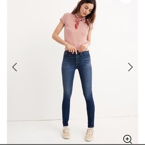 MADEWELL 10" High Rise Skinny Jean TENCEL